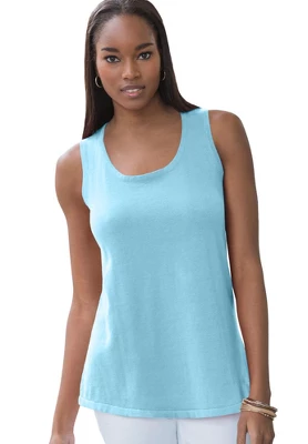 Jessica London Women’s Plus Size Scoop-Neck Sweater Tank 3 Jessica London Women’s Plus Size Scoop-Neck Sweater Tank