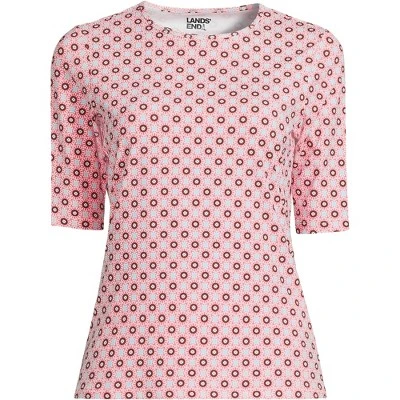 Lands' End Women's Crew Neck Elbow Sleeve Rash Guard UPF 50 Sun Protection Modest Swim Tee 15 Lands' End Women's Crew Neck Elbow Sleeve Rash Guard UPF 50 Sun Protection Modest Swim Tee - Image 13