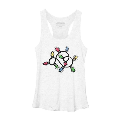 Women's Design By Humans Christmas Lights By Emcgaughey Racerback Tank Top 6 Women's Design By Humans Christmas Lights By Emcgaughey Racerback Tank Top - Image 4