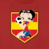 Women's Betty Boop Spain Soccer Badge T-Shirt 1 Women's Betty Boop Spain Soccer Badge T-Shirt -Avenue Clothing Shop GUEST e366e8c1 c748 4bd9 86ac 47fefb767954