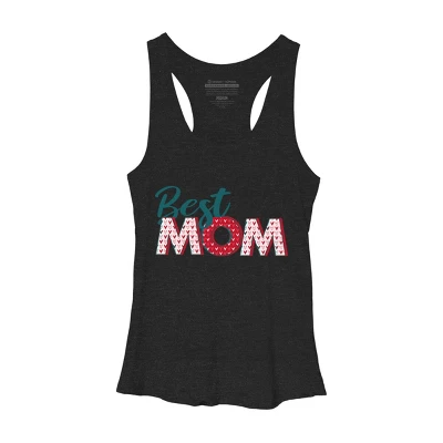 Women's Design By Humans Best Mom Heart Pattern By Semir Racerback Tank Top 5 Women's Design By Humans Best Mom Heart Pattern By Semir Racerback Tank Top - Image 3
