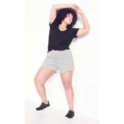 Women's Plus Size Knit Tie Stripe Short - Cream | ZIM & ZOE 7 Women's Plus Size Knit Tie Stripe Short - Cream | ZIM & ZOE -Avenue Clothing Shop GUEST e76f0bc3 4498 4ef0 89b5 9015ce28d942