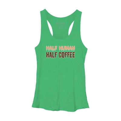 Women's Design By Humans Funny Halloween Costume For Coffee Addicts By TeeShirtMadness Racerback Tank Top 8 Women's Design By Humans Funny Halloween Costume For Coffee Addicts By TeeShirtMadness Racerback Tank Top - Image 6