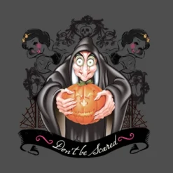 Junior's Snow White And The Seven Dwarves Evil Queen Pumpkin Racerback Tank Top