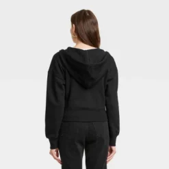Women's Cropped Zip-Up Sweatshirt - Universal Threadā¢