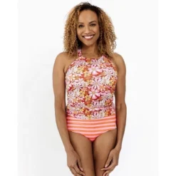 Lime Ricki Women's Groovy Blooms Double-Cinch Tankini Top 11 Lime Ricki Women's Groovy Blooms Double-Cinch Tankini Top -Avenue Clothing Shop GUEST ee0b473b 4845 4af3 a6fc dde0a75803fc