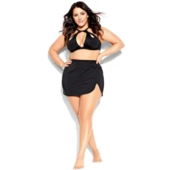 Women's Plus Size Azores Bikini Skirt - Black | CITY CHIC 7 Women's Plus Size Azores Bikini Skirt - Black | CITY CHIC -Avenue Clothing Shop GUEST eff9dcd8 1f41 4269 a82f 5f156ddb390d