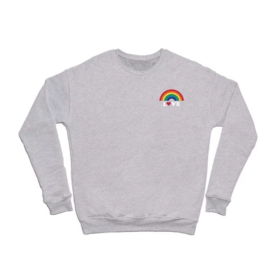 CynthiaF 70s Love Rainbow Sweatshirt - Deny Designs 6 CynthiaF 70s Love Rainbow Sweatshirt - Deny Designs - Image 4