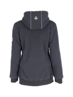 RefrigiWear Women's Hybrid Dual-Layered Jersey Knit Hooded Sweatshirt