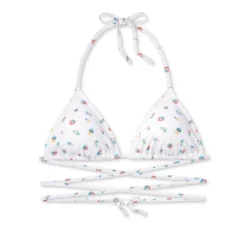 Women's Floral Print Strappy Triangle Bikini Top - Wild Fable™ White -Avenue Clothing Shop GUEST f24c57eb 5883 46f6 9dde bf7051ac6f74