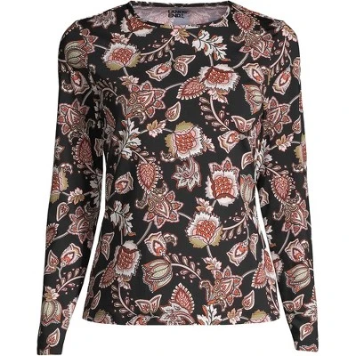 Lands' End Women's Long Crew Neck Long Sleeve Rash Guard UPF 50 Sun Protection Modest Swim Tee 13 Lands' End Women's Long Crew Neck Long Sleeve Rash Guard UPF 50 Sun Protection Modest Swim Tee - Image 11