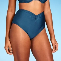 Women's High Waist Shirred Front Bikini Bottom - Shade & Shore™ 12 Women's High Waist Shirred Front Bikini Bottom - Shade & Shore™ -Avenue Clothing Shop GUEST f5b21dea 66ea 468e 9220 8524d4d1d9ff