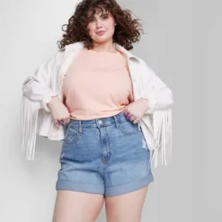 Women's Super-High Rise Rolled Cuff Jean Shorts - Wild Fable™ 11 Women's Super-High Rise Rolled Cuff Jean Shorts - Wild Fable™ -Avenue Clothing Shop GUEST f6664bc2 743e 40e9 9491 48de8e30e391