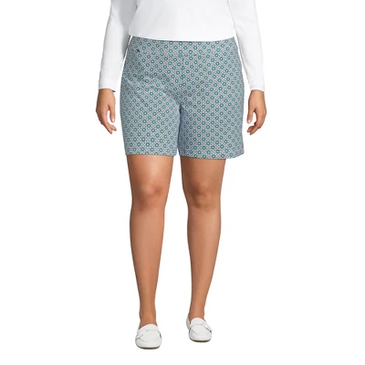 Lands' End Women's Starfish Mid Rise 7" Pull On Shorts 6 Lands' End Women's Starfish Mid Rise 7" Pull On Shorts - Image 4