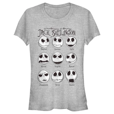 Junior's The Nightmare Before Christmas Emotional Jack T-Shirt 5 Junior's The Nightmare Before Christmas Emotional Jack T-Shirt - Image 3