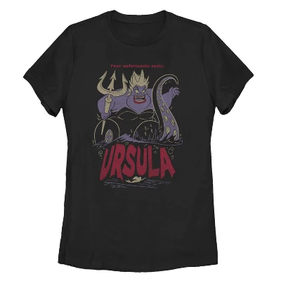 Women's The Little Mermaid Ursula Sea Witch T-Shirt 4 Women's The Little Mermaid Ursula Sea Witch T-Shirt - Image 2