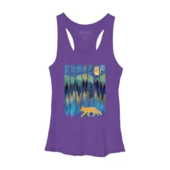 Women's Design By Humans Fox Forest Night By Maryedenoa Racerback Tank Top -Avenue Clothing Shop GUEST fa57d35b 4458 4173 847d 694cb3fa9e52