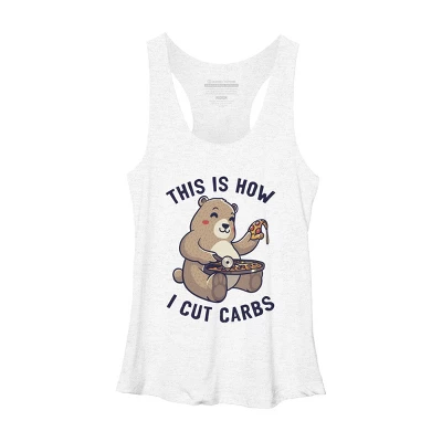 Women's Design By Humans This Is How I Cut My Carbs By EduEly Racerback Tank Top 5 Women's Design By Humans This Is How I Cut My Carbs By EduEly Racerback Tank Top - Image 3