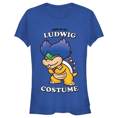 Junior's Nintendo This Is My Ludwig Costume T-Shirt 5 Junior's Nintendo This Is My Ludwig Costume T-Shirt - Image 3